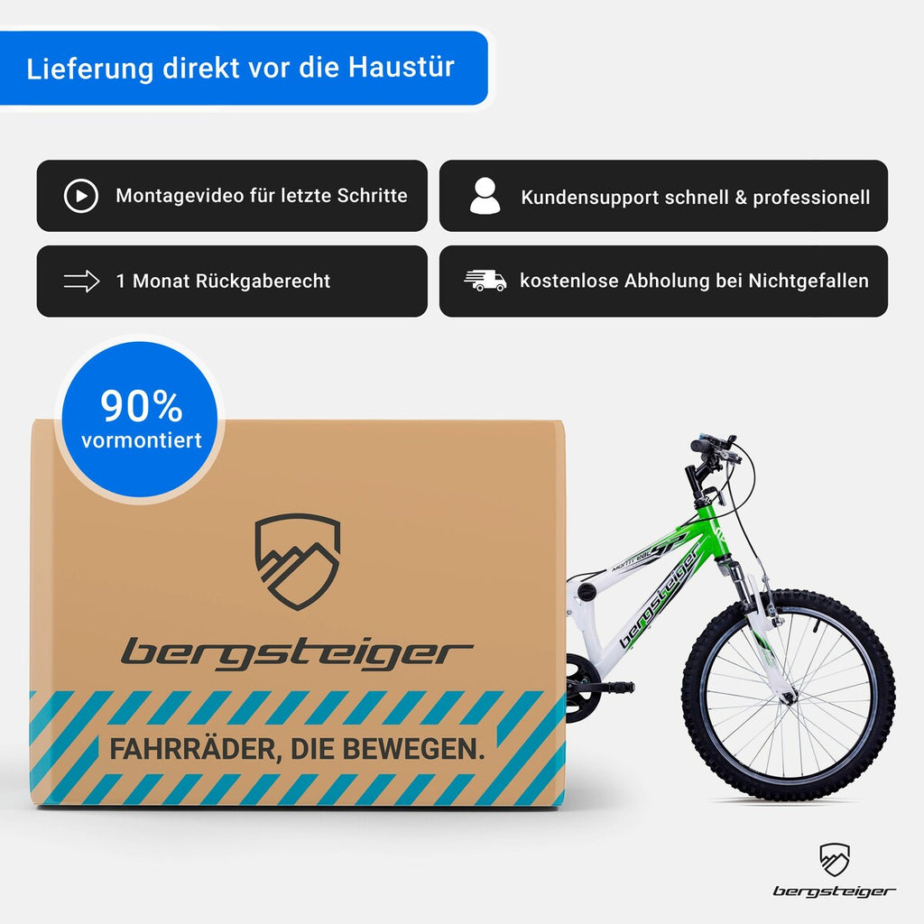Terrengsykkel Montreal 20/24 tommer med 18 gir - Bergsteiger
