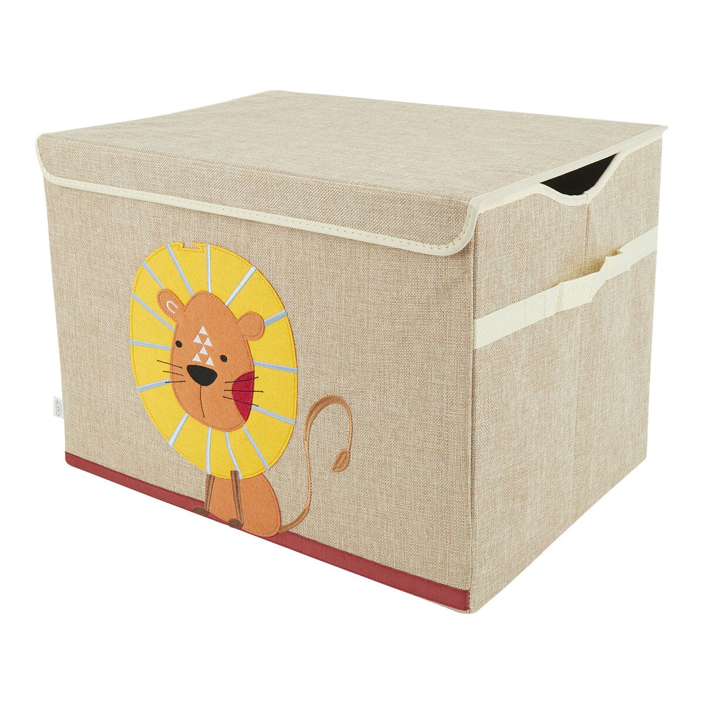 Oppbevaringskiste med lokk 36x51x36 cm polyester - Bieco