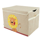 Oppbevaringskiste med lokk 36x51x36 cm polyester - Bieco