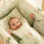 Komplett sprinkelseng 70x140 cm Woodland Buddies med tekstiler - roba