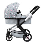 Kombi-dukkevogn Xeo med sportssete og justerbart håndtak fra 3 år - Bayer Design