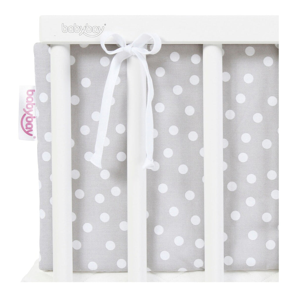 Sengebeskytter i piqué for bedside-seng Original 148x25 cm - babybay