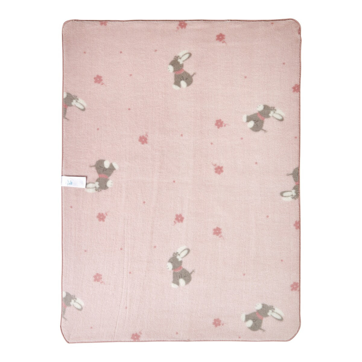 Babyteppe i plysj med andemotiv 75x100 cm - Sterntaler