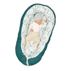 Babynest vaffelpiké vendbart 55x95 cm justerbar størrelse - Ullenboom
