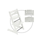 Trappestol Tripp Trapp med sittepute Nordic Grey i bøk - Stokke