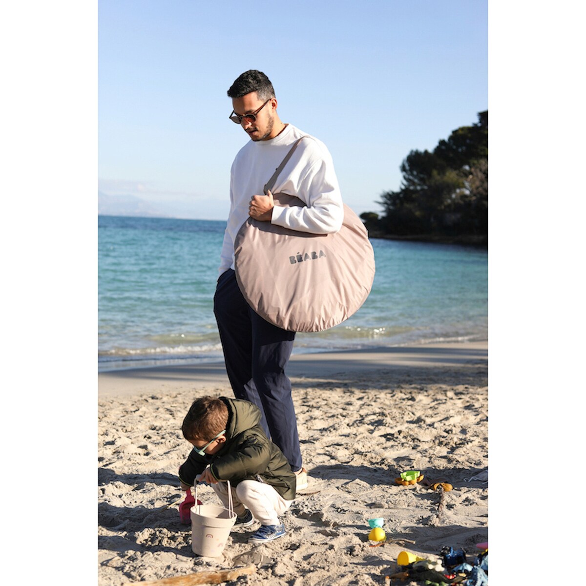 Strandtelt Breezy med UV-beskyttelse 50+ pop-up design - Béaba