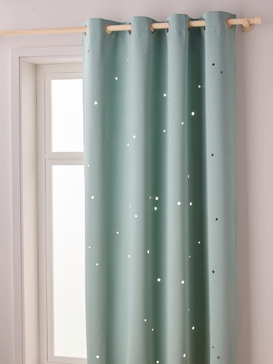Mørkleggingsgardin med utstansede stjerner polyester - Vertbaudet