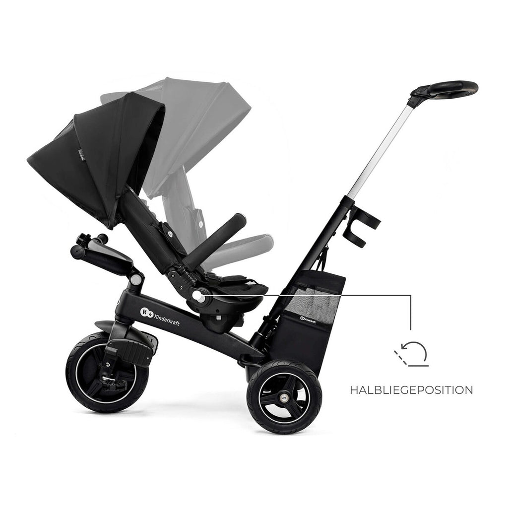 Trehjulssykkel EASYTWIST 5-i-1 fra 9 mnd, svingbart sete - Kinderkraft