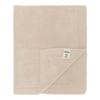 Strikket babyteppe bomull 80x100 cm - BORNINO HOME