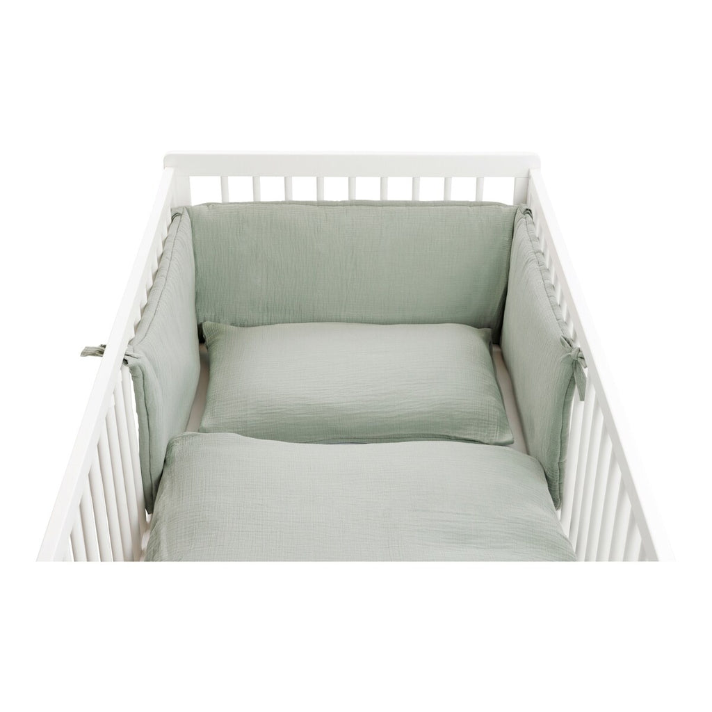 Sengetøy musselin 40x60 / 100x135 cm bomull - BORNINO HOME