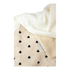 Babyteppe i musselin og frotté 75x100 cm forvasket - Meyco Baby