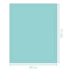 Strikket babyteppe bomull 80x100 cm - BORNINO HOME