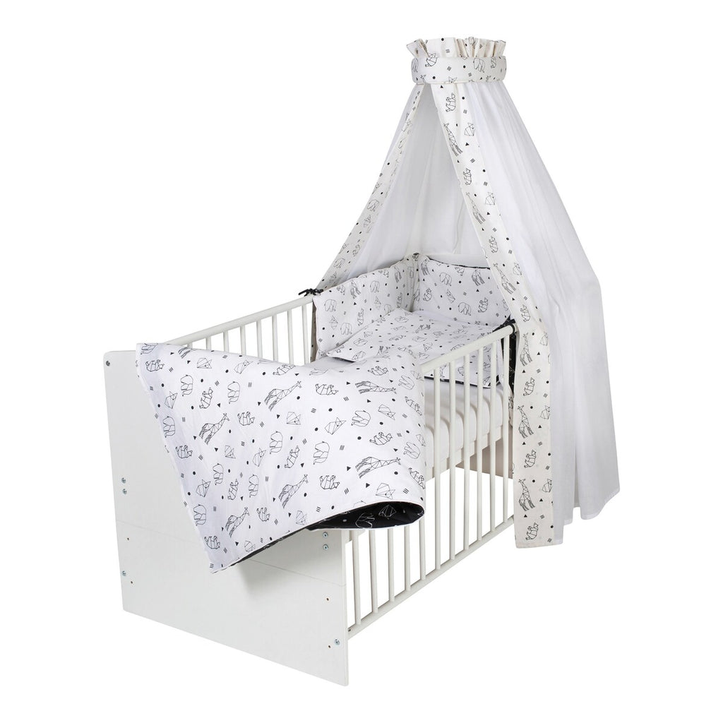 Sprinkelseng med komplett utstyr Classic White 70x140 cm - Schardt