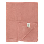Strikket babyteppe bomull 80x100 cm - BORNINO HOME