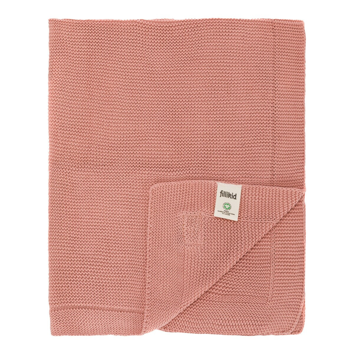 Strikket babyteppe bomull 80x100 cm - BORNINO HOME