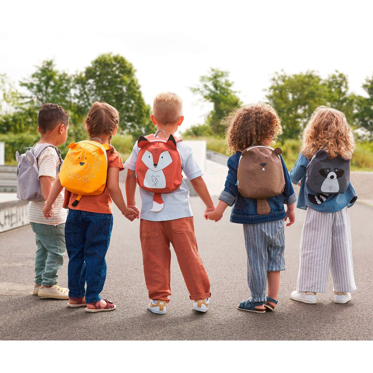 Barnehagesekk Tiny Backpack About Friends 3,5 l fra 2 år - Lässig