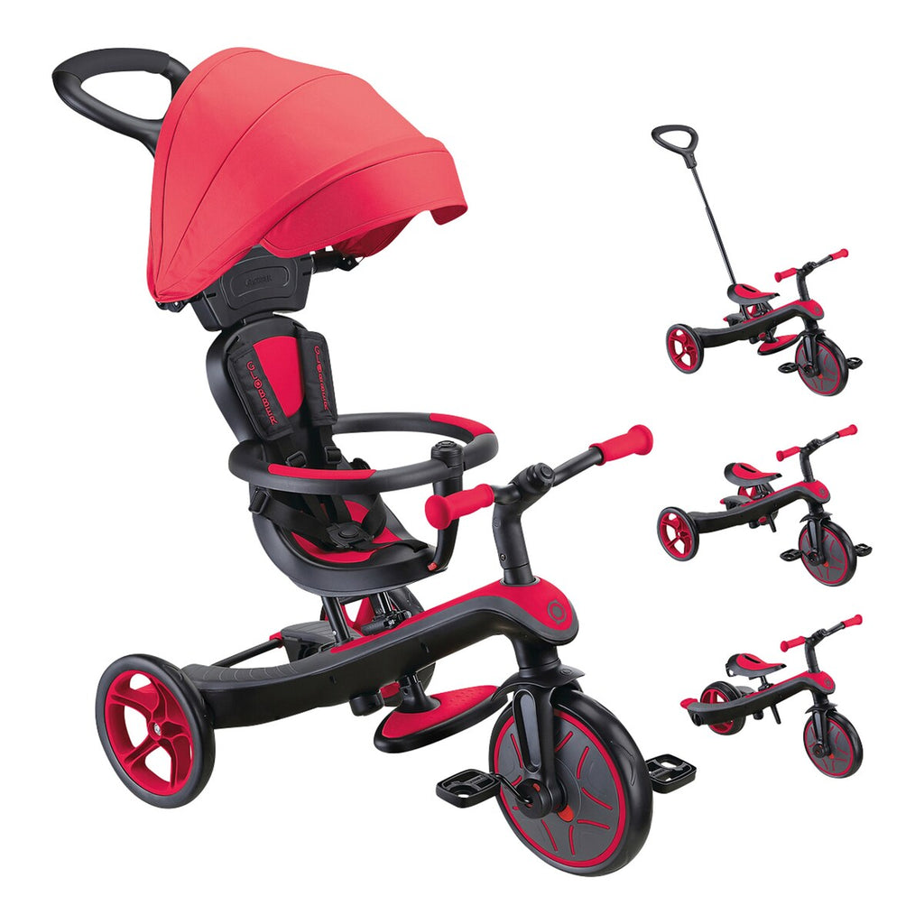 Trehjulssykkel Explorer Trike 4-i-1 fra 12 mnd - Globber