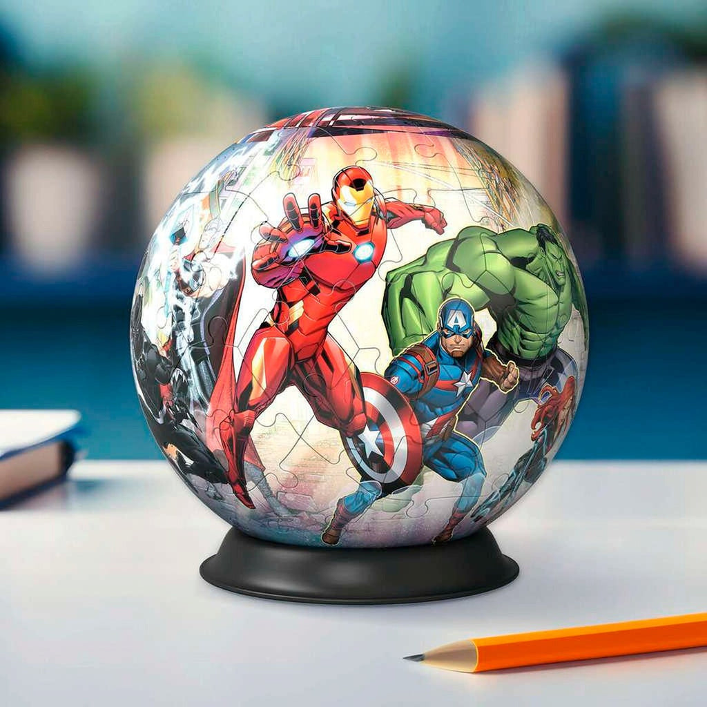 3D-pusleball Marvel Avengers med instruksjonshefte