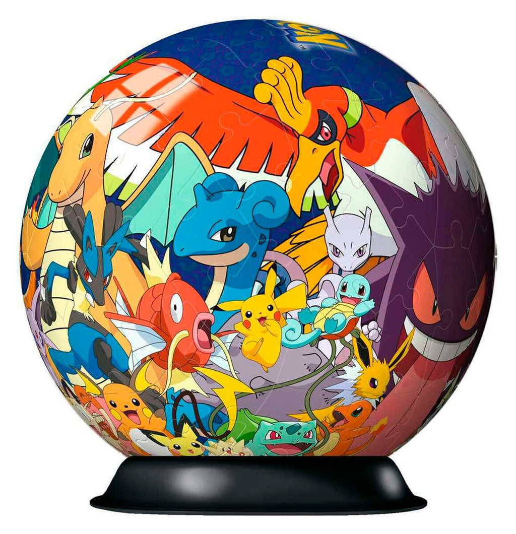 3D-pusleball Pokémon 72 brikker bakside