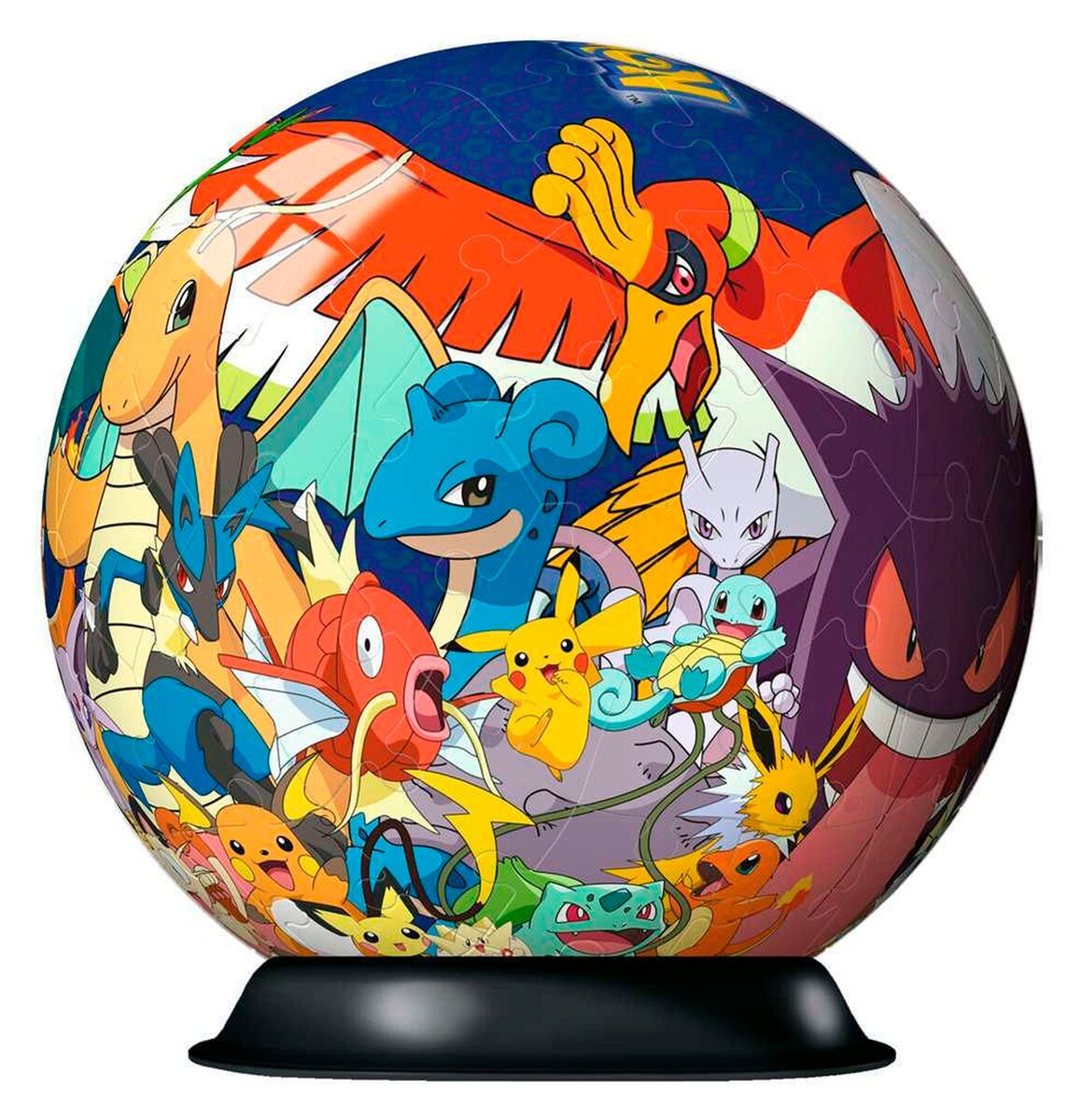 3D-pusleball Pokémon 72 brikker bakside