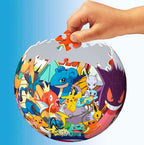 3D-pusleball Pokémon 72 brikker montert
