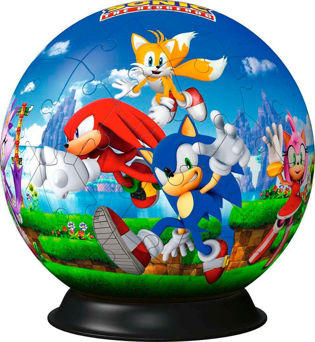 3D-pusleball Sonic the Hedgehog bakside