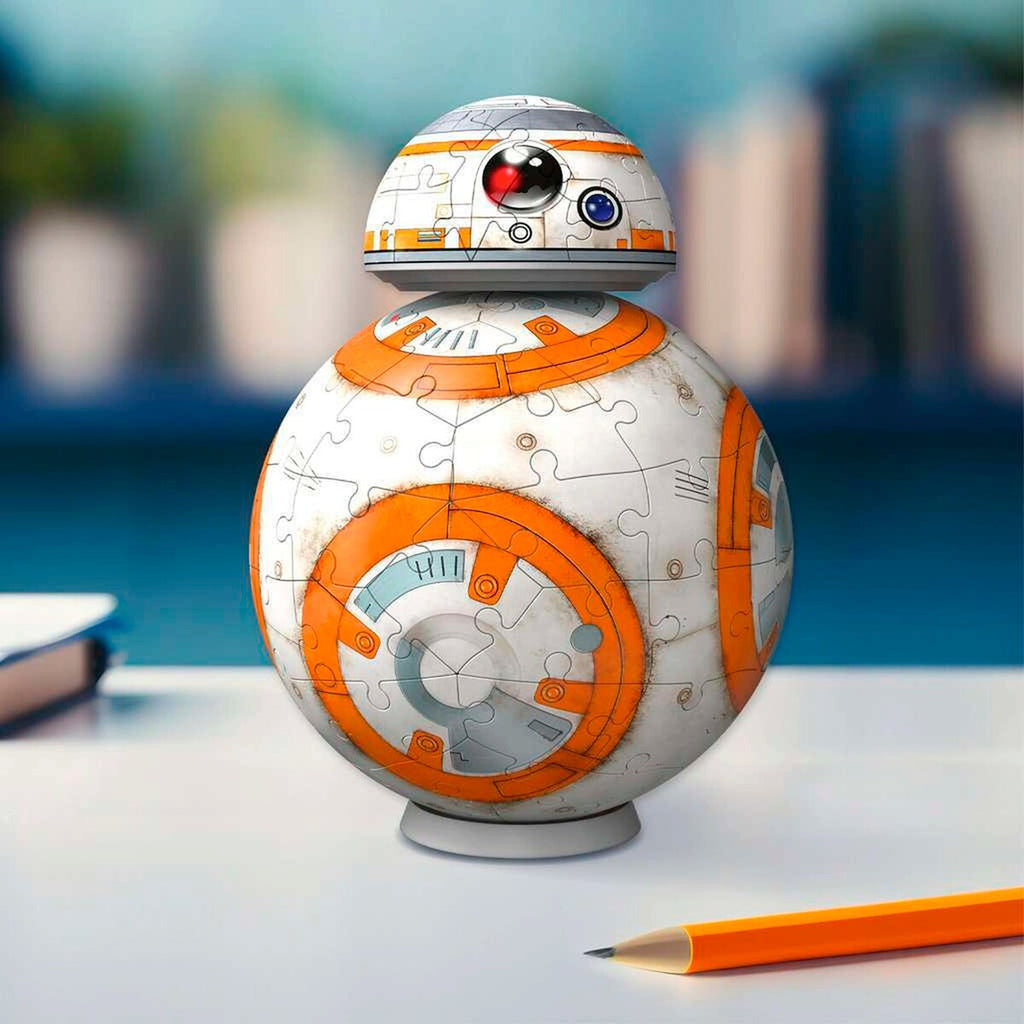 3D-pusleball Star Wars BB-8 helhetlig oversikt