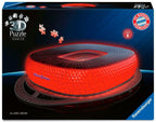 3D-puslespill Allianz Arena med LED-lys forfra