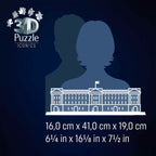 Nærbilde av LED-lyset i 3D-puslespill Buckingham Palace