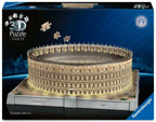 3D-puslespill Colosseum Roma med LED-lys forfra