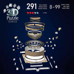Montert 3D-puslespill Colosseum Roma med LED-lys med lys