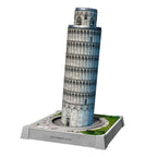 3D-puslespill Det skjeve tårnet i Pisa med lys bakside