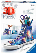 3D-puslespill sneaker astronaut i verdensrommet forfra
