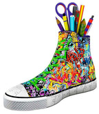 3D-puslespill sneaker graffiti 108 brikker bakside