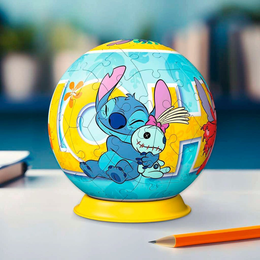 3D-puslespillball Disney Stitch i rommet