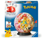 3D-puslespillball Pokémon Kanto Region forfra