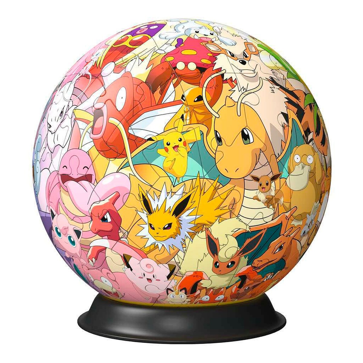 3D-puslespillball Pokémon Kanto Region bakside