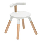 Multifunksjonsbord MuTable V2 med trestol, 3 høyder - Stokke