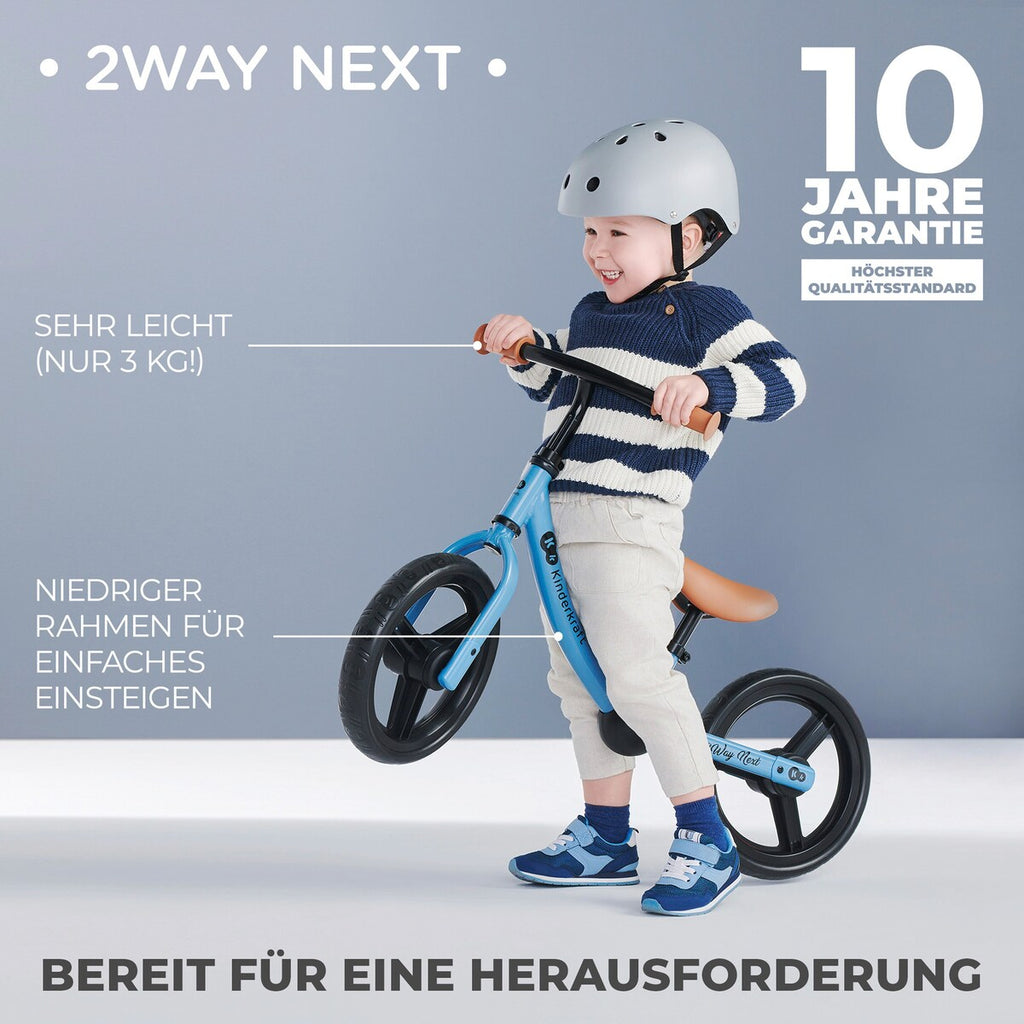 Balanssykkel 2WAY NEXT fra 2 år, justerbart sete - Kinderkraft