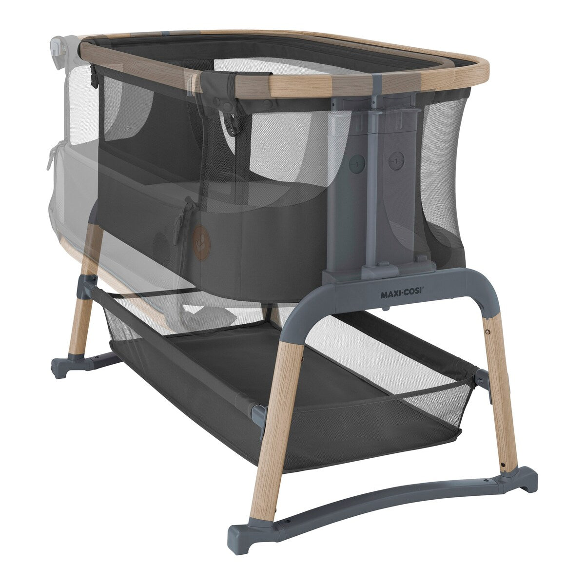 Bedside crib Iora Air med madrass og reiseveske fra fødsel - Maxi-Cosi
