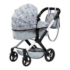 Kombi-dukkevogn Xeo med sportssete og justerbart håndtak fra 3 år - Bayer Design