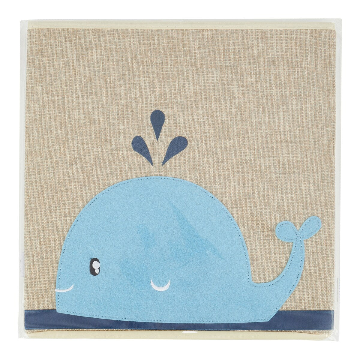 Oppbevaringsboks i polyester 32x32x32 cm med dyremotiv - Bieco