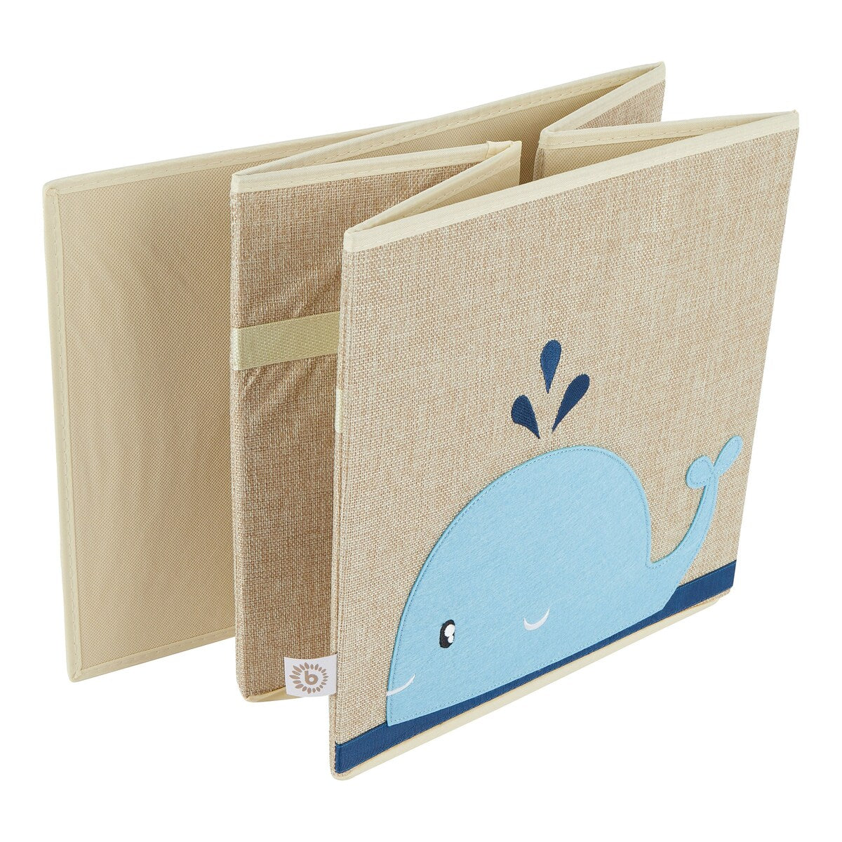 Oppbevaringsboks i polyester 32x32x32 cm med dyremotiv - Bieco