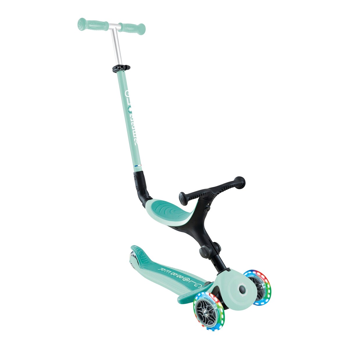 Sparkesykkel 3-i-1 Go-Up Active med lyshjul fra 15 mnd - Globber