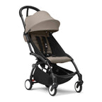 Pakke Tripp Trapp barnestol inkl. YOYO3 stell svart & tekstilsett 6+ taupe - Stokke
