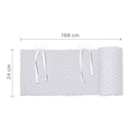 Sengebeskytter i økologisk bomull for bedside-seng 34x180 cm - babybay