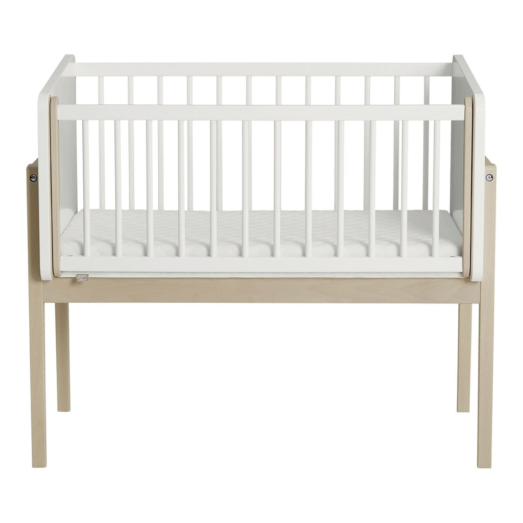 Bedside crib Little Cloud massivtre 90x50 cm liggeplass - PAIDI