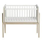 Bedside crib Little Cloud massivtre 90x50 cm liggeplass - PAIDI