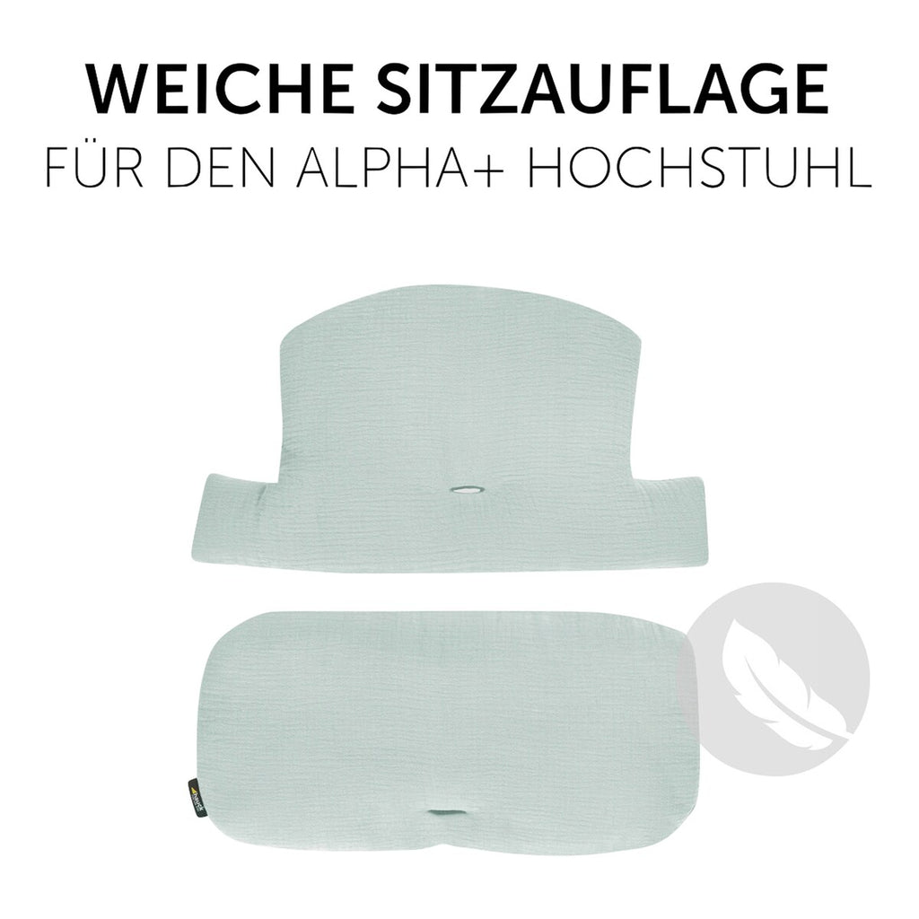 Sittepute Select musselin for Alpha+ barnestol, 2-delt - Hauck