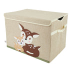 Oppbevaringskiste med lokk 36x51x36 cm polyester - Bieco
